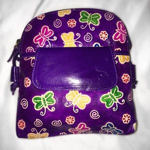 genuine leather handcrafted butterfly bag